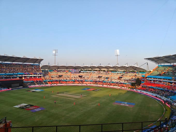 Rajiv Gandhi International Stadium Hyderabad Pitch Report For PAK Vs SL World Cup Match